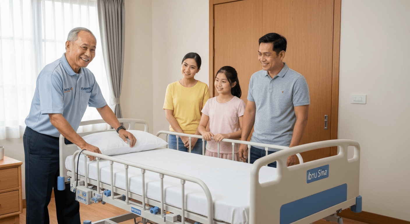 Cara Bersihkan & Selenggara Katil Hospital